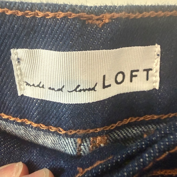 Loft Wide Leg High Rise Regular Fit Sz: 28/8 - Picture 7 of 7